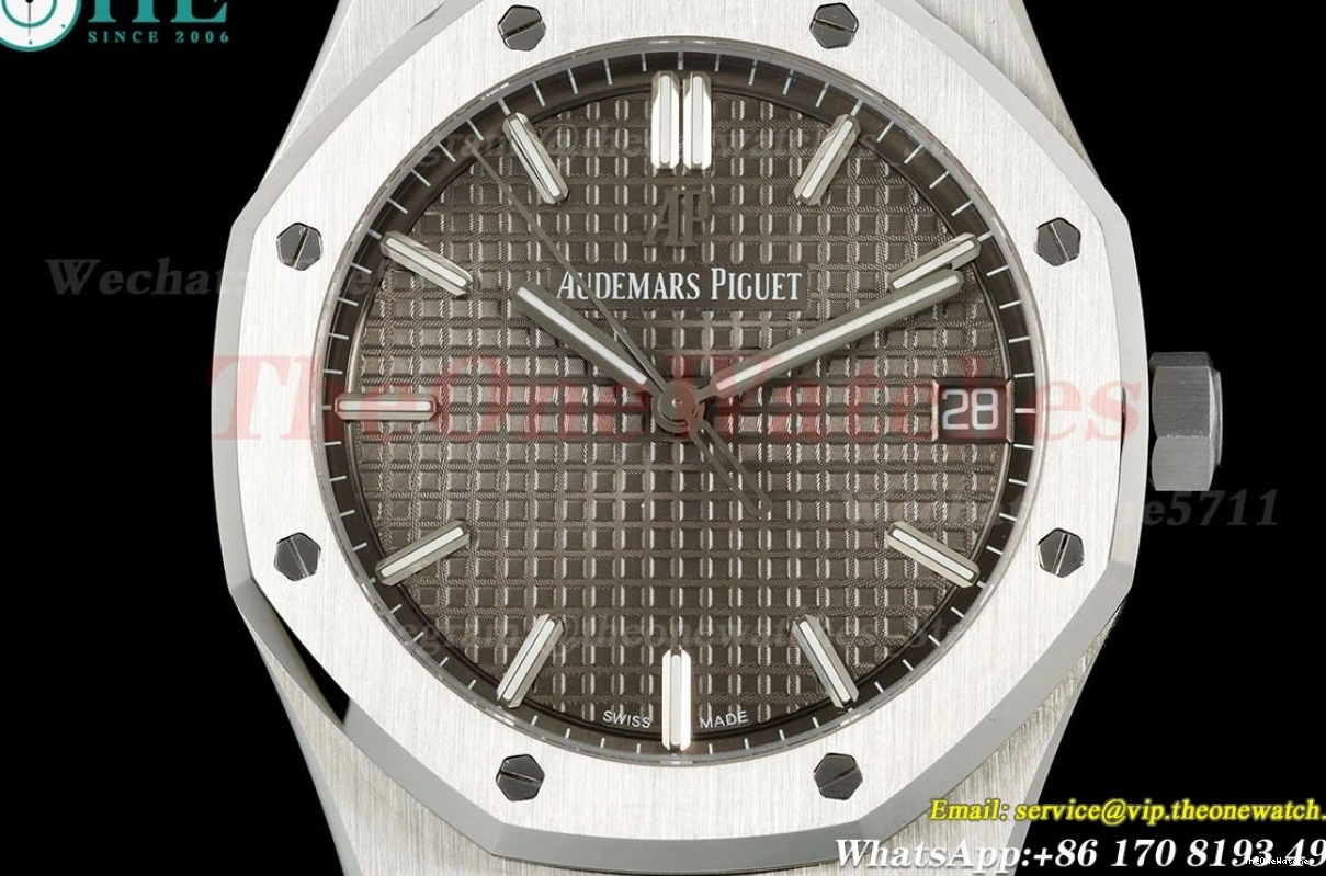Super A4302 SS TKF Clone Dial 41mm 15500 Grey Oak SS Royal 0522